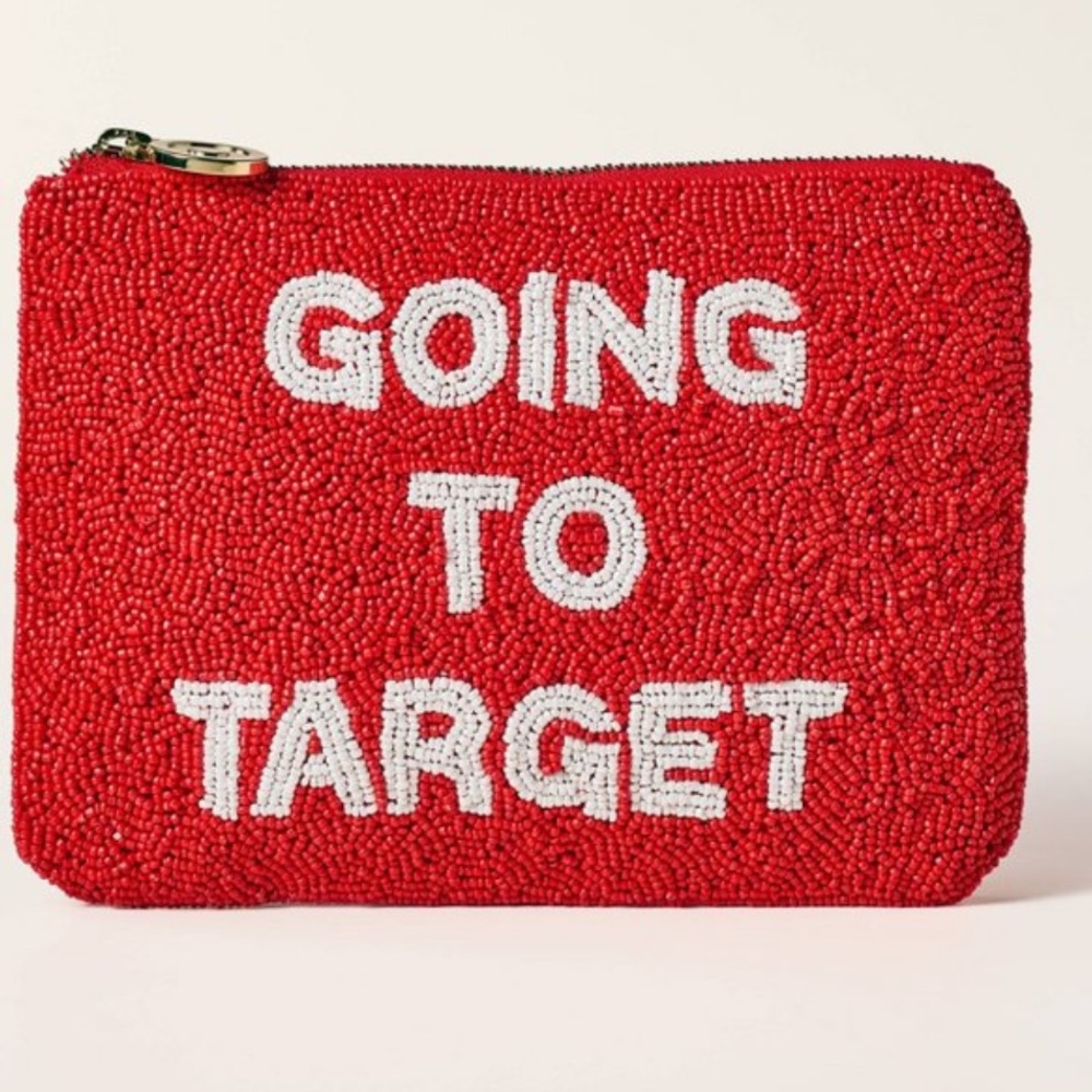 Kate spade beaded clutch